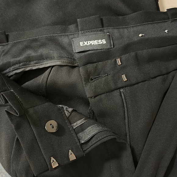 🔥🔥🔥Express Black Tie Waisted Trousers Pants - Picture 2 of 6